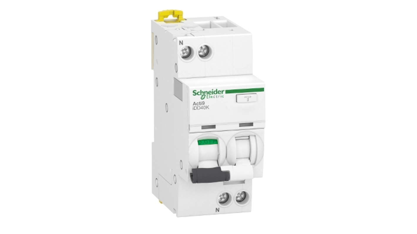 Schneider Electric Acti9 iDD40K FI/LS-Schalter 10A, 1P+N-polig Typ C, Empfindlichkeit 300mA