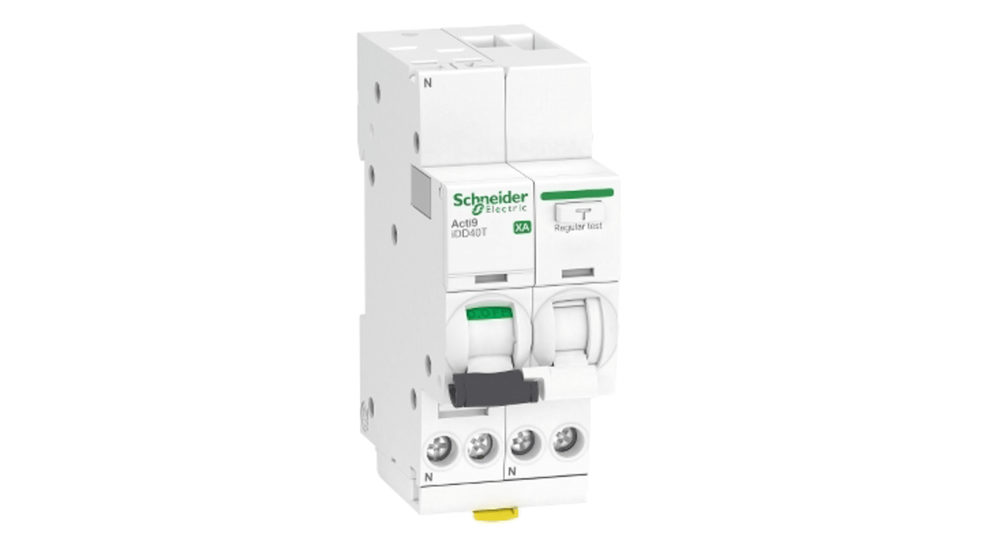 RCBO Schneider Electric A9DQ2610, 1P+N, 10A, sensibilità 30mA