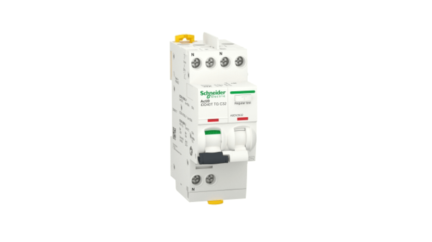 Schneider Electric Acti9 iDD40N FI/LS-Schalter 25A, 1P+N-polig Typ C, Empfindlichkeit 30mA