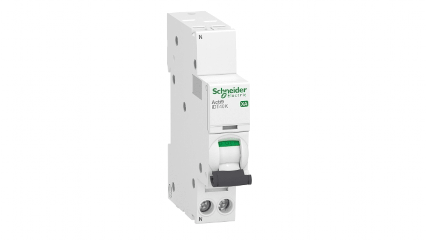 Schneider Electric Acti9 iDT40K XA Leitungsschutzschalter Typ C, Pol 1P+N 16A 230V Acti 9 DIN-Schienen-Montage