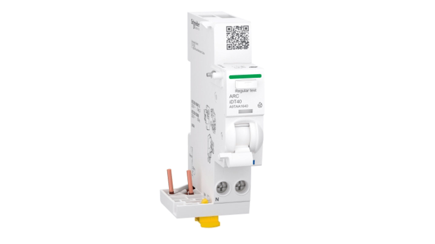 Schneider Electric Acti9 Active iDT40 AFDD, 25A, 1+N Pole