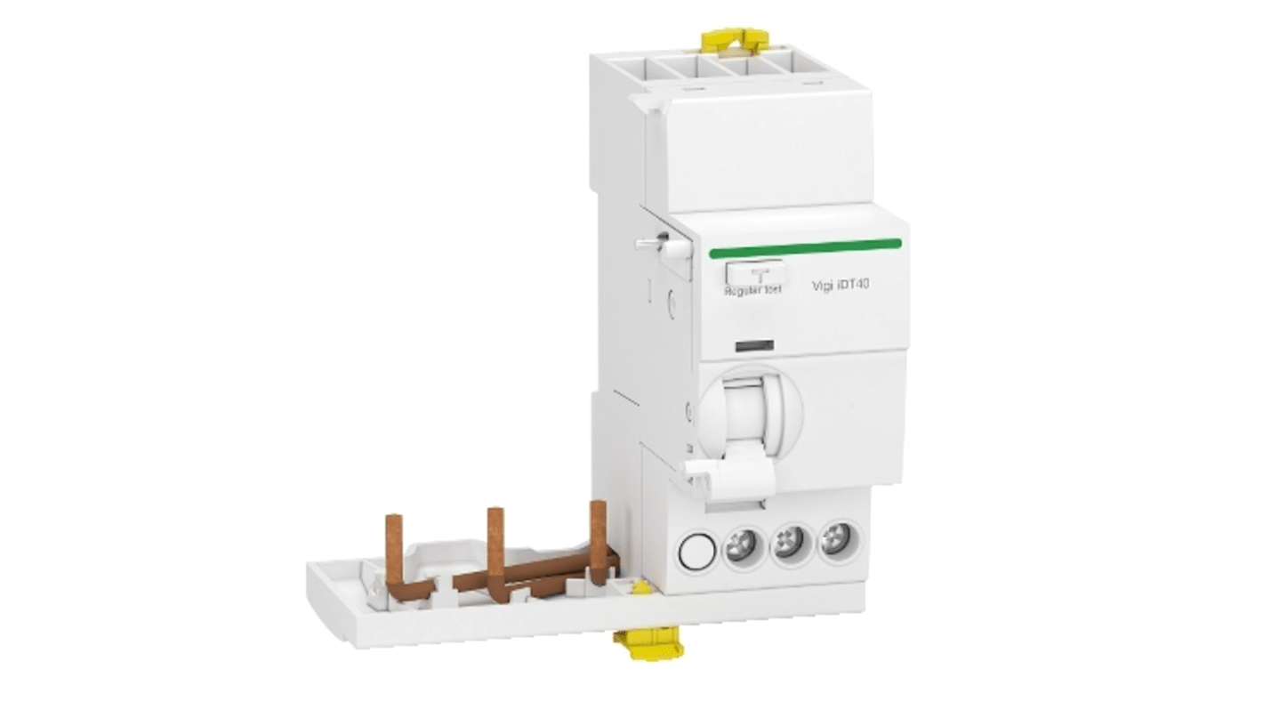 Schneider Electric Acti9 iDT40 RCCB, 40A, 3 Pole, 300mA, Type A, 400V ac