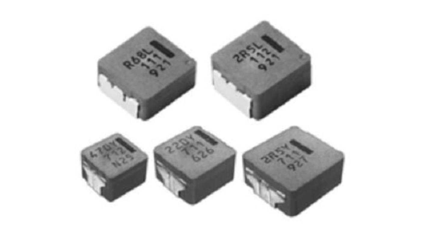 AEC-Q200 Inductor de montaje en superficie bobinado Panasonic, 2,5 μH, ±20%, núcleo de Compuesto de Metal, apantallado,