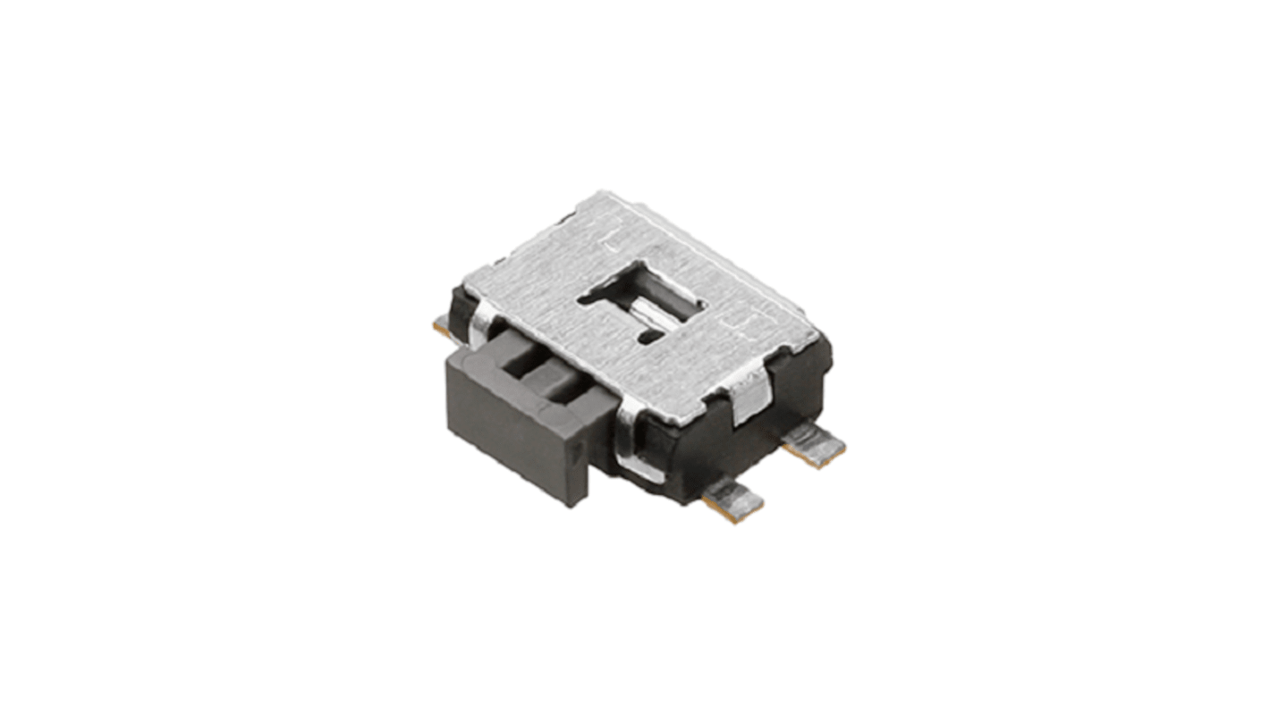 Panasonic Black Push Plate Tactile Switch, SPST 50 mA Surface Mount