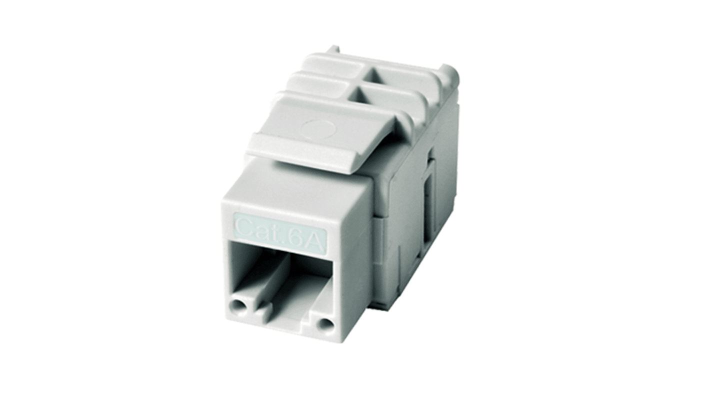 Connettore Ethernet Femmina Telegartner Cat6, 1 via, Montaggio Keystone