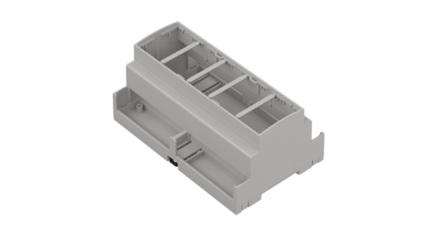 Caja para carril DIN RS PRO, de ABS
