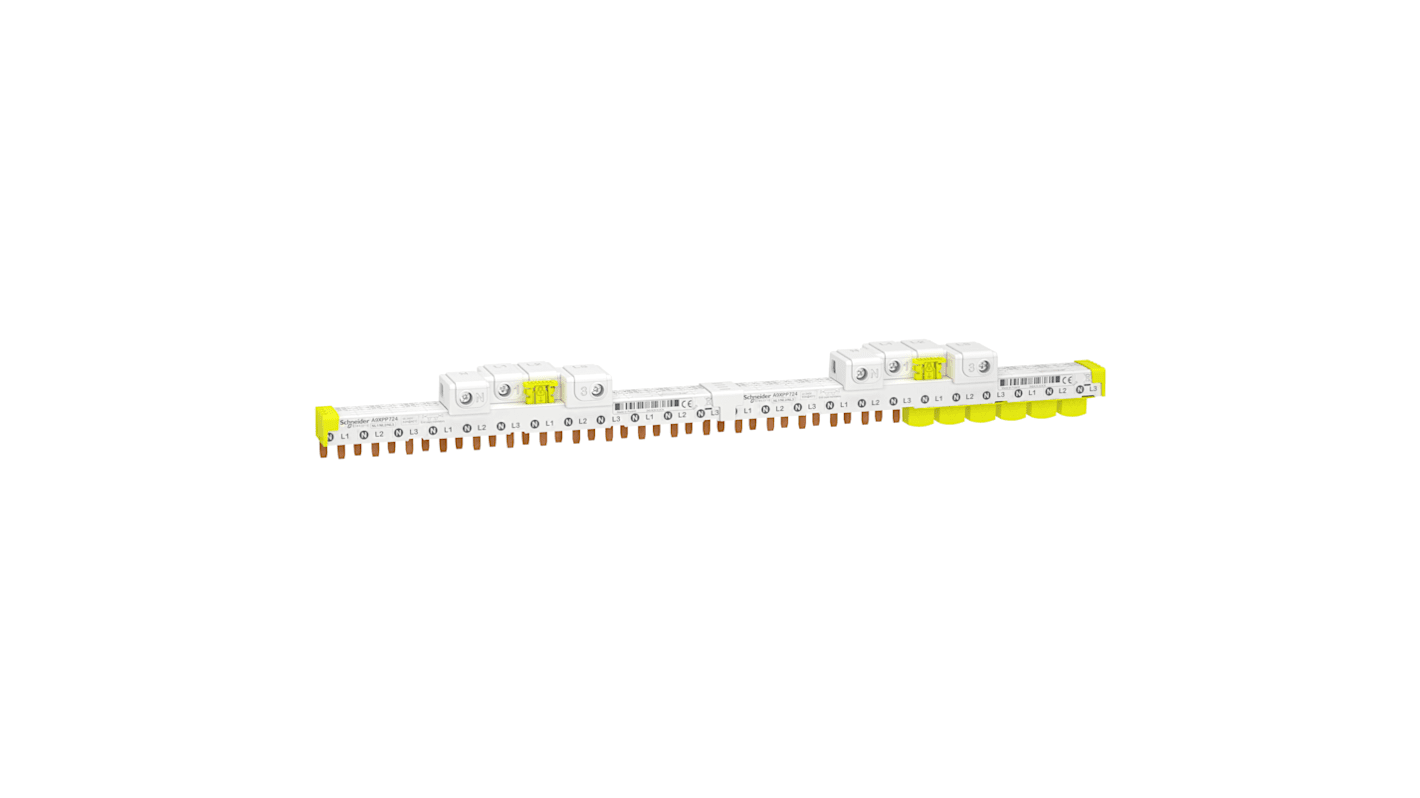 Peine de distribución, A9XPP724, 1 Fase, 230 V, 400 V Acti9