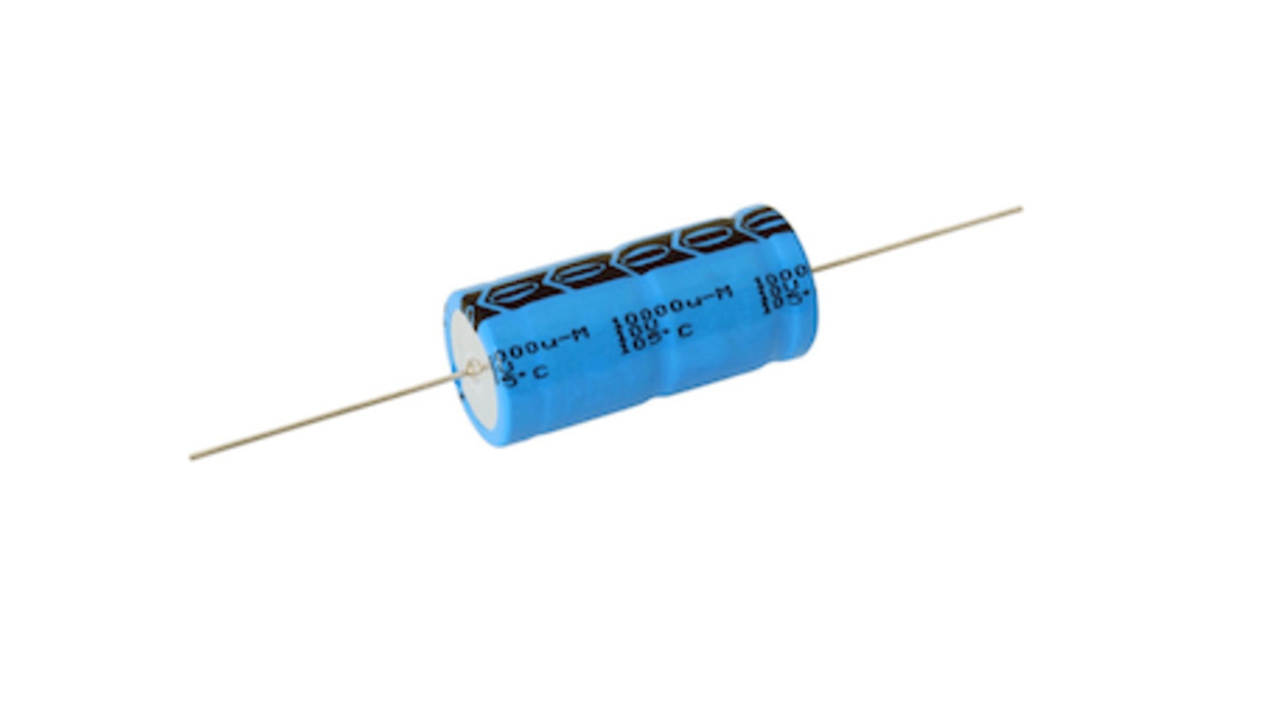 Vishay 6800μF Aluminium Electrolytic Capacitor 25V dc, Axial, Through Hole - MAL212516682E3