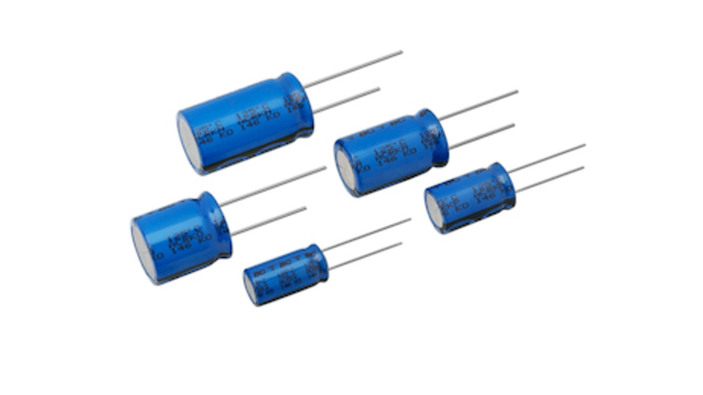 Vishay 1000μF Aluminium Electrolytic Capacitor 16V dc, Radial, Through Hole - MAL219055102E3