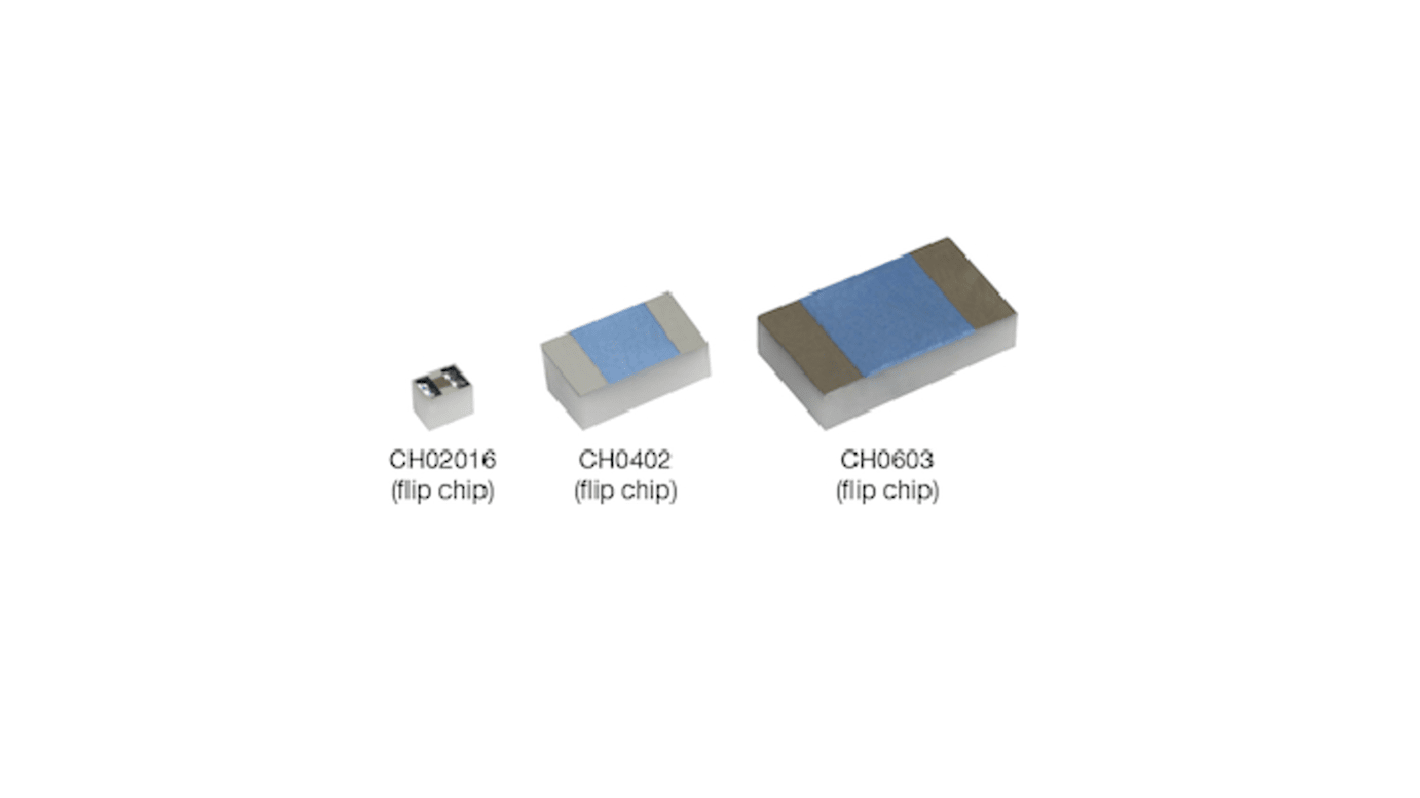 Vishay, 2016 Thin Film SMD Resistor 2% 0.03W