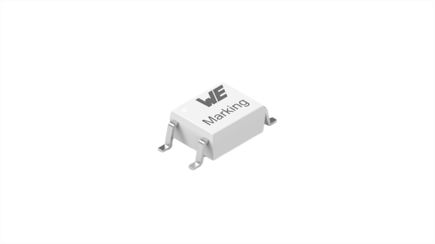 Wurth Elektronik, 140356145200 Phototransistor Output Phototransistor, Surface Mount, 4-Pin SOP