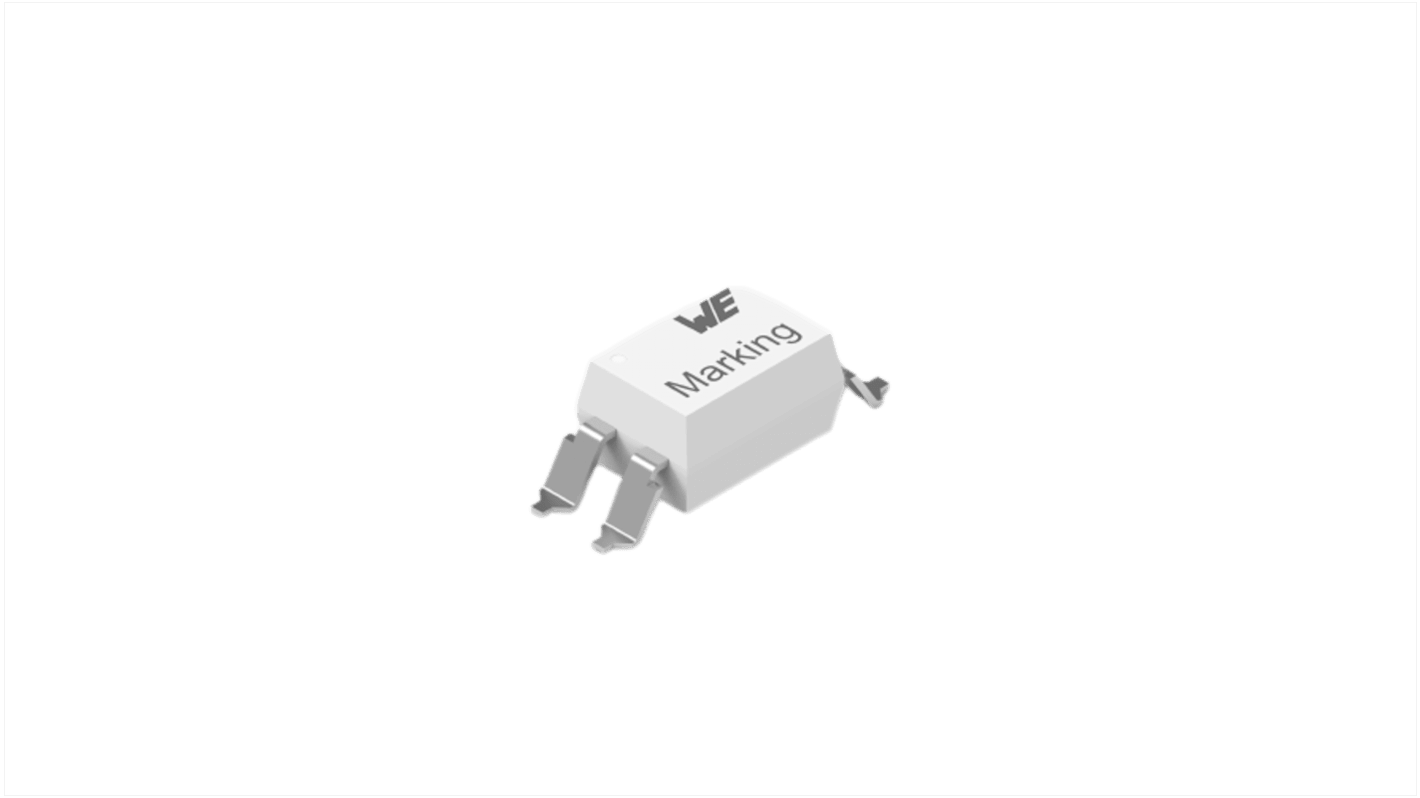 Wurth Elektronik, 140817144000 Phototransistor Output Phototransistor, Through Hole, 4-Pin DIP
