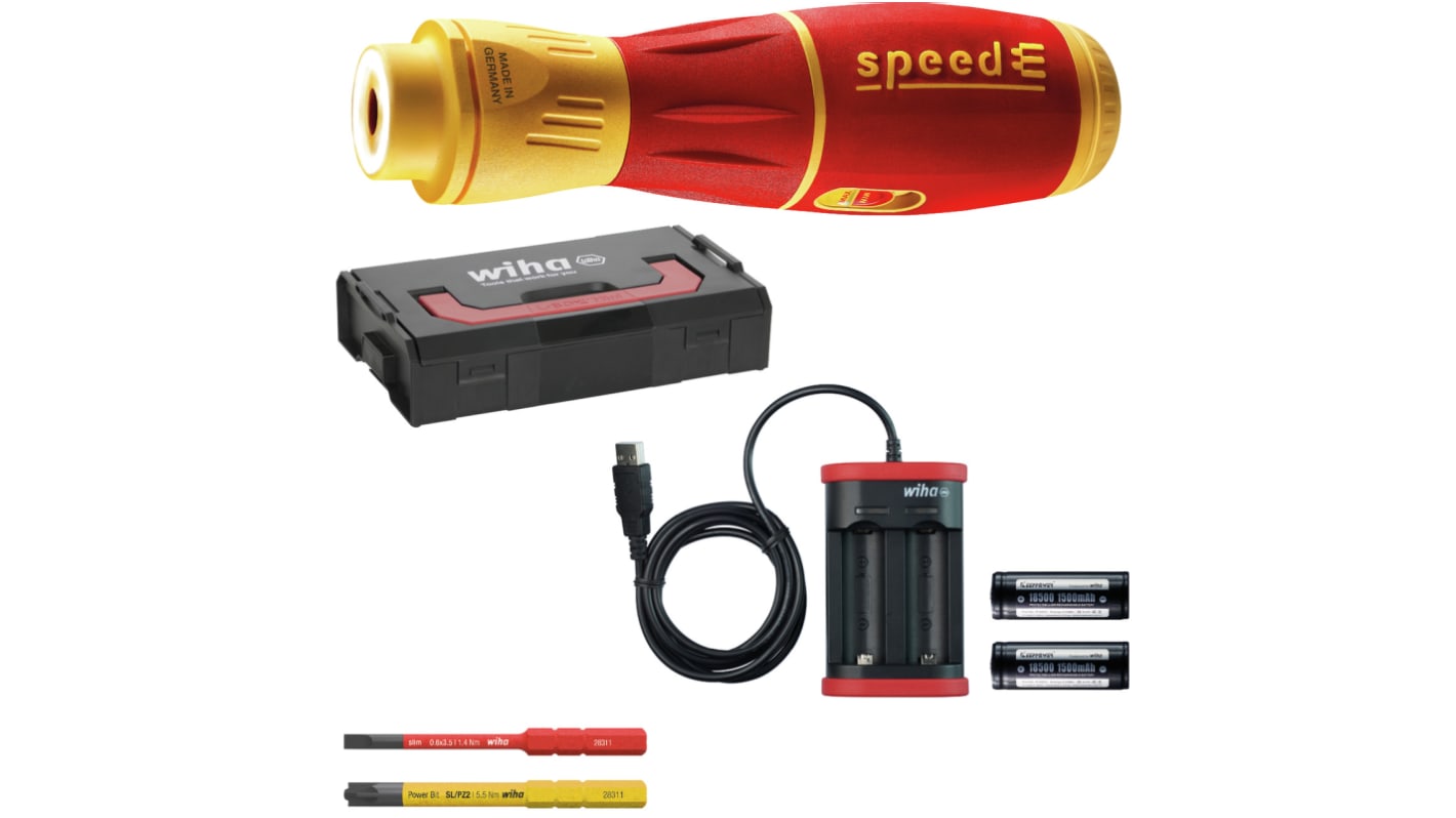Wiha SpeedE II 3.6V Electric Screwdriver, USB