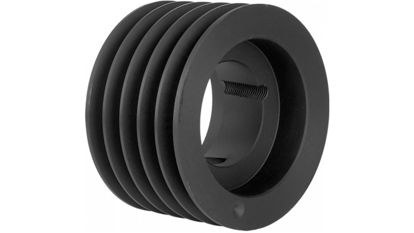 OPTIBELT Gusseisen V-Riemenscheibe, 5 Zähne, Bohrung 48mm