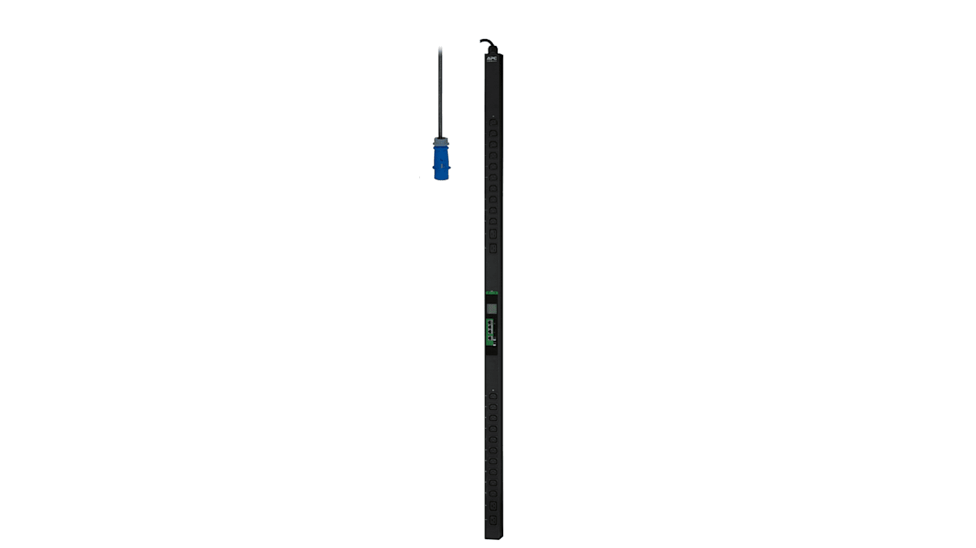 APC 24位电源分配器, IEC C13, IEC C19, 机架安装, 3m线长