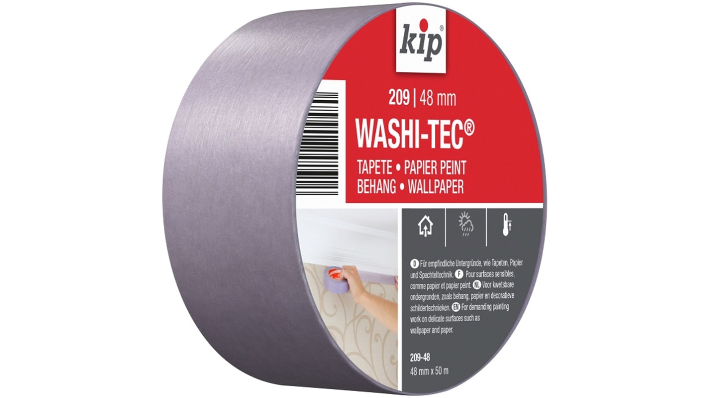 KIP 209-48 Silver Masking Tape 48mm x 50m