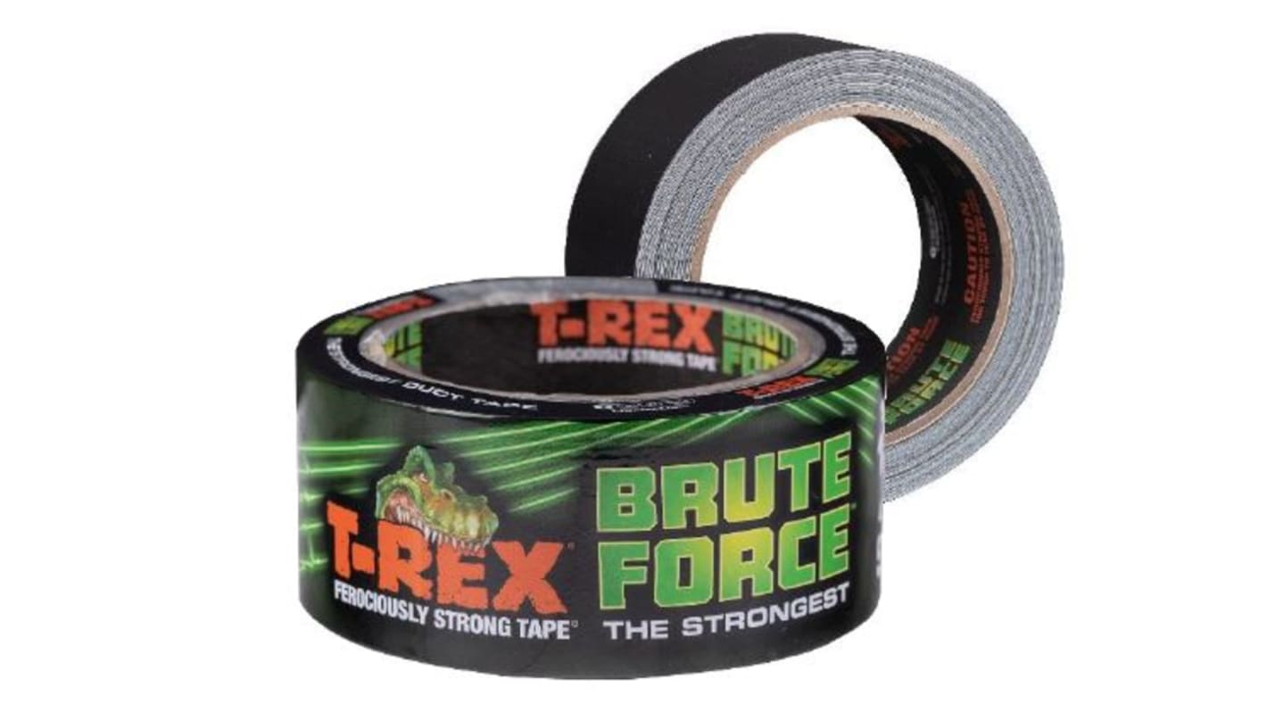 T-REX T Rex Brut Force 242775 Duct Tape, 9.14m x 48mm, Black