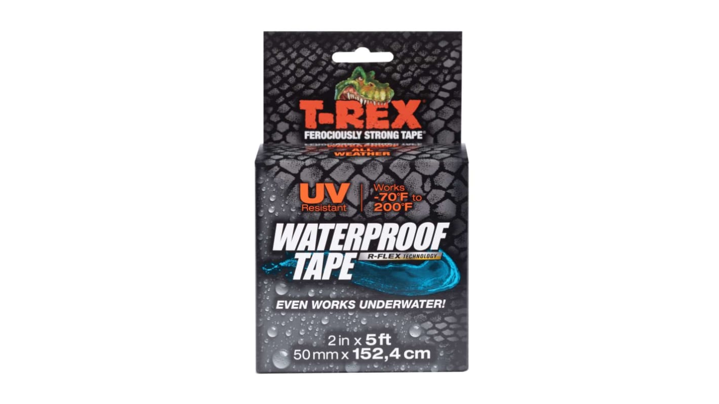 T-REX 黑色自粘带, 48mm宽 x 1.52m长, LDPE衬底, 285988
