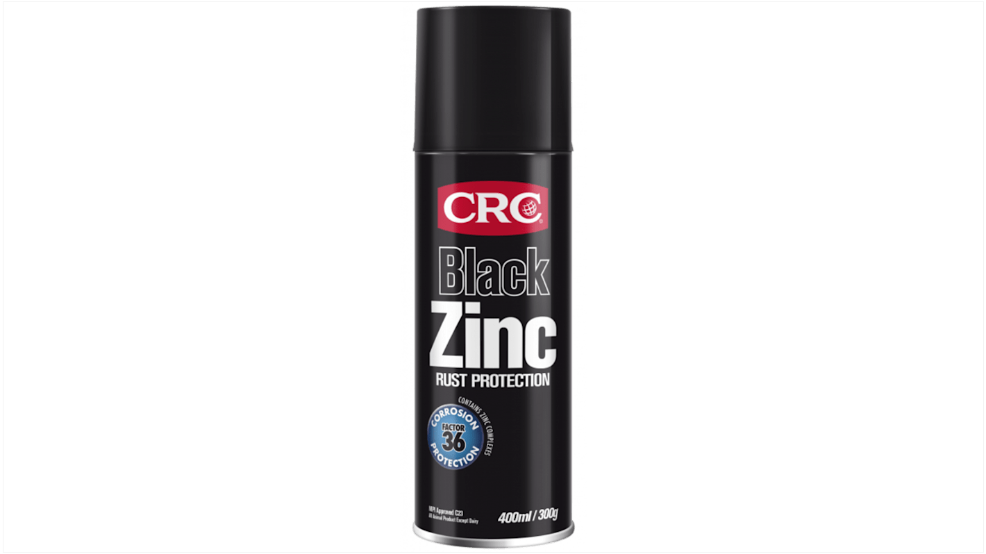 2089 CRC 400ml Black Satin Zinc Spray Paint RS