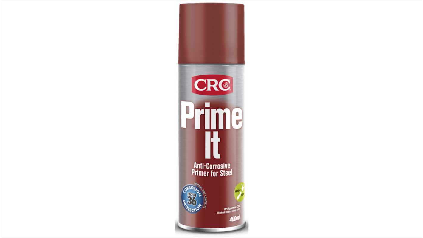 CRC PRIME IT Spray Aerosol Adhesive Primer for use with Iron, Steel, 400 ml