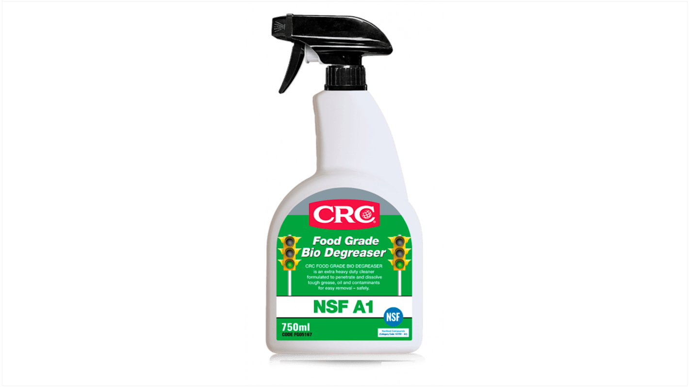 CRC FOOD GRADE BIO Degreaser Water Based Disinfectant & Degreaser 750 ml Pump Spray