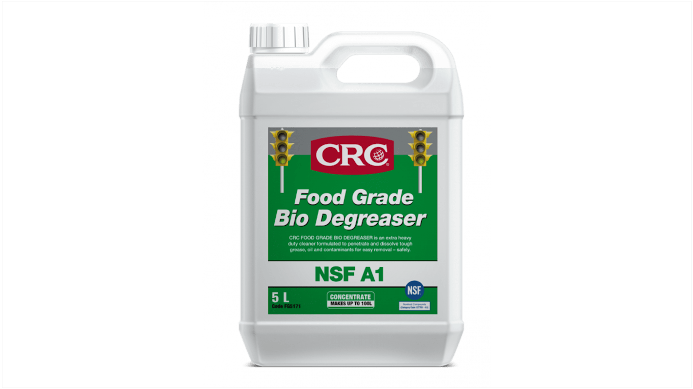 CRC FOOD GRADE BIO Degreaser Biodegradable Degreaser 5 L Can