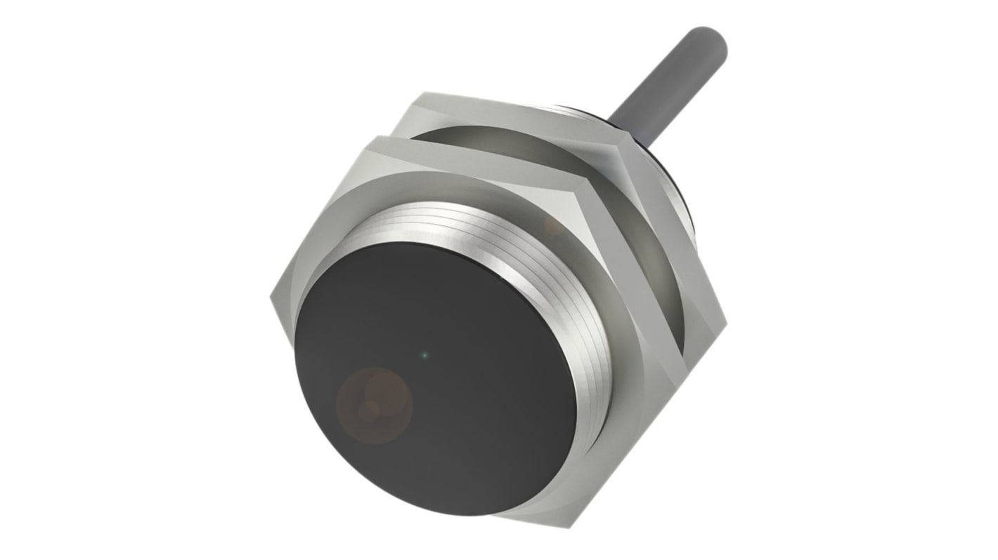 BALLUFF Inductive Barrel Proximity Sensor, M30, 10 mm Detection, NPN NO, 10 → 30 V dc