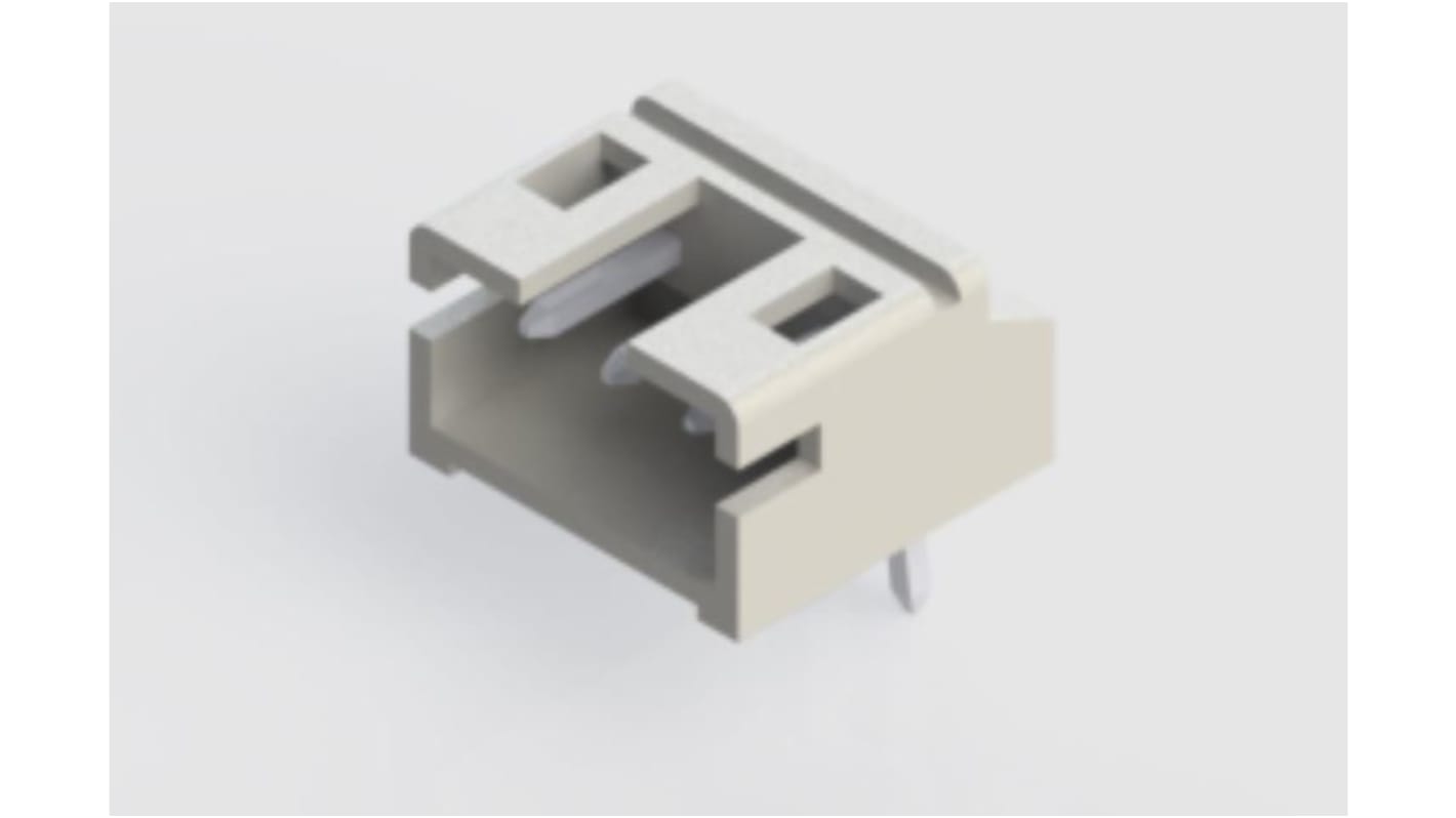 Conector macho para PCB Ángulo de 90° EDAC serie 140 de 3 vías, 1 fila, paso 2.0mm, Montaje en orificio pasante