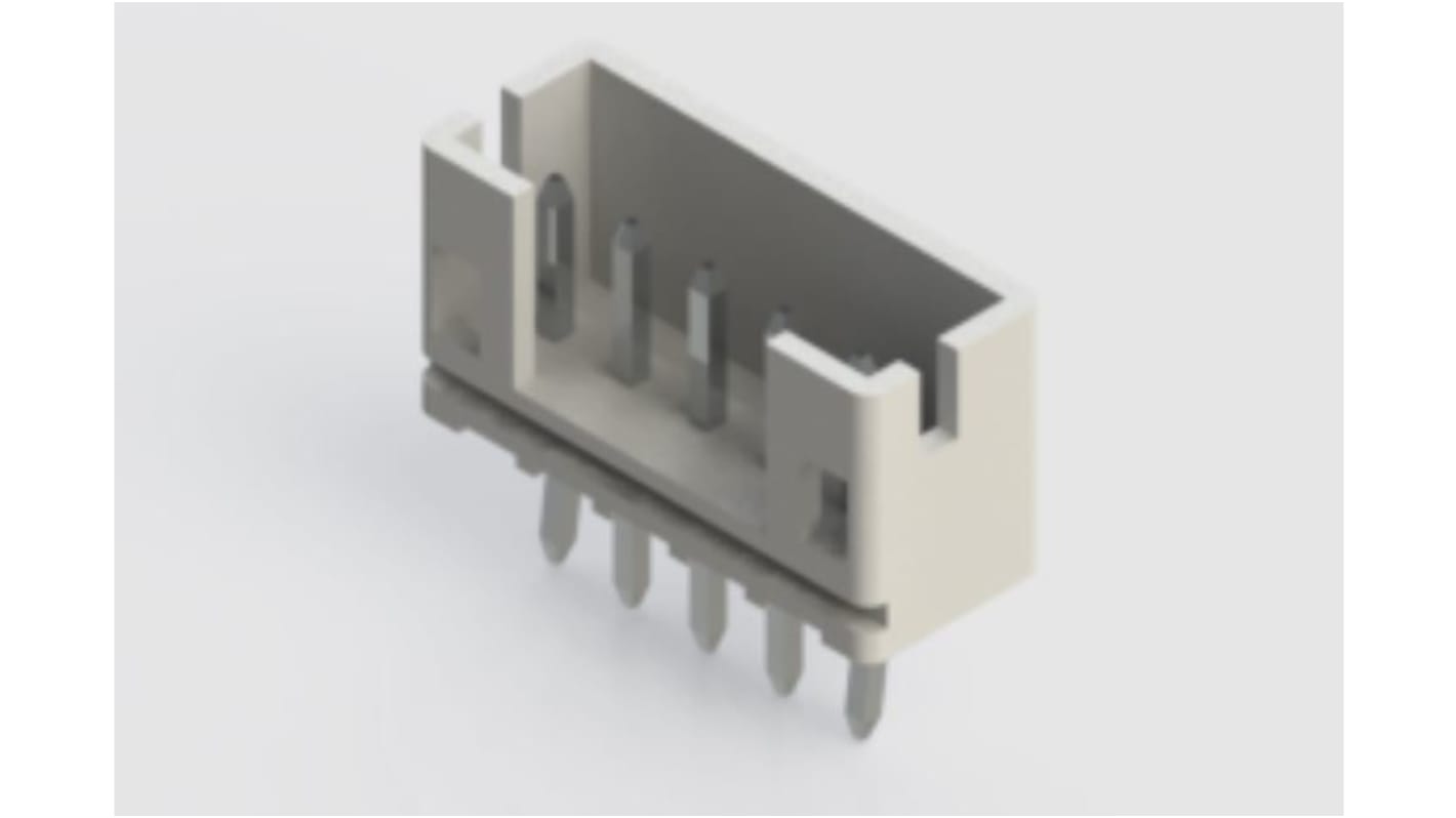 Conector macho para PCB EDAC serie 140 de 5 vías, 1 fila, paso 2.0mm, Montaje en orificio pasante