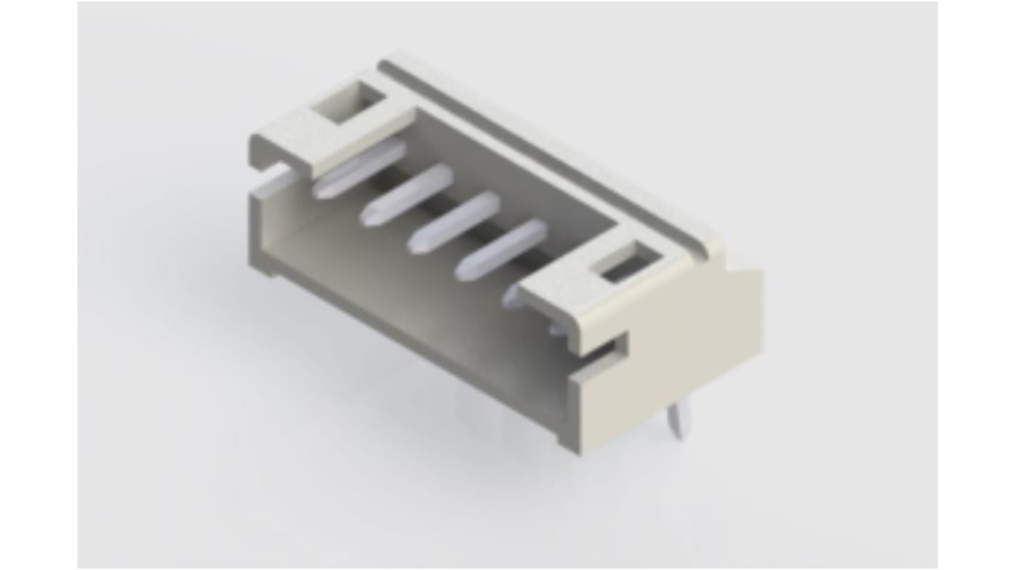 Conector macho para PCB Ángulo de 90° EDAC serie 140 de 6 vías, 1 fila, paso 2.0mm, Montaje en orificio pasante