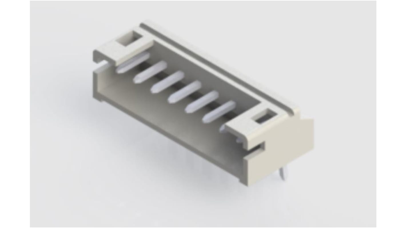 Conector macho para PCB Ángulo de 90° EDAC serie 140 de 8 vías, 1 fila, paso 2.0mm, Montaje en orificio pasante