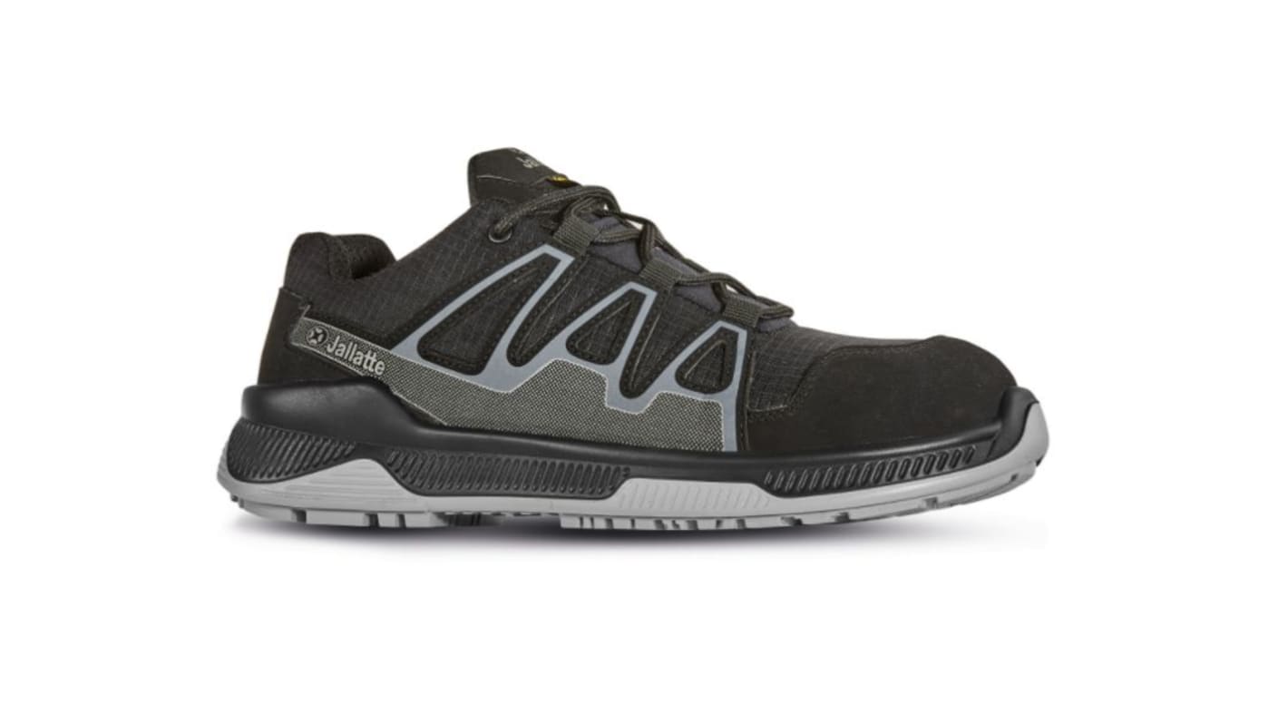 Jallatte J-nude 2 Unisex Black, Grey Composite Toe Capped Safety Trainers, UK 4.5, EU 37