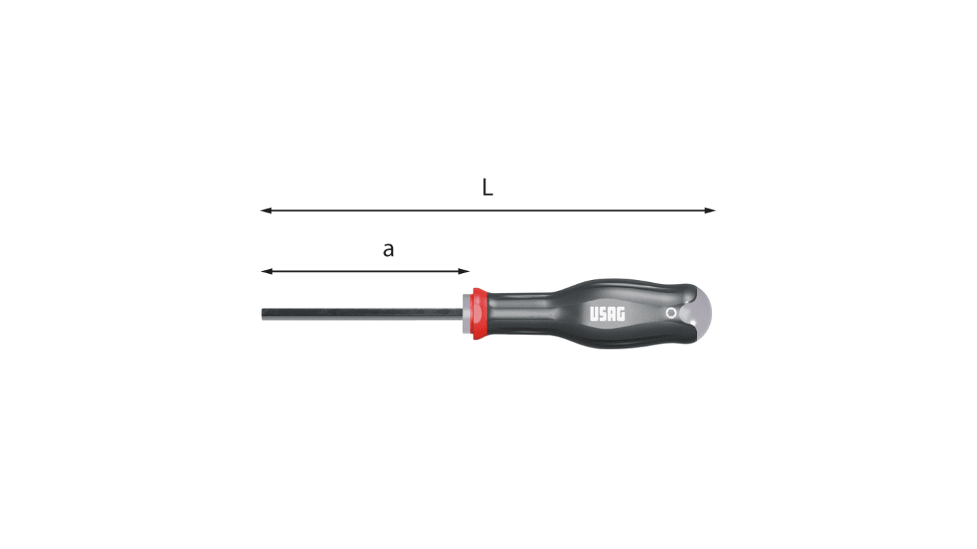 Cacciavite standard a Brugola 3 mm Usag