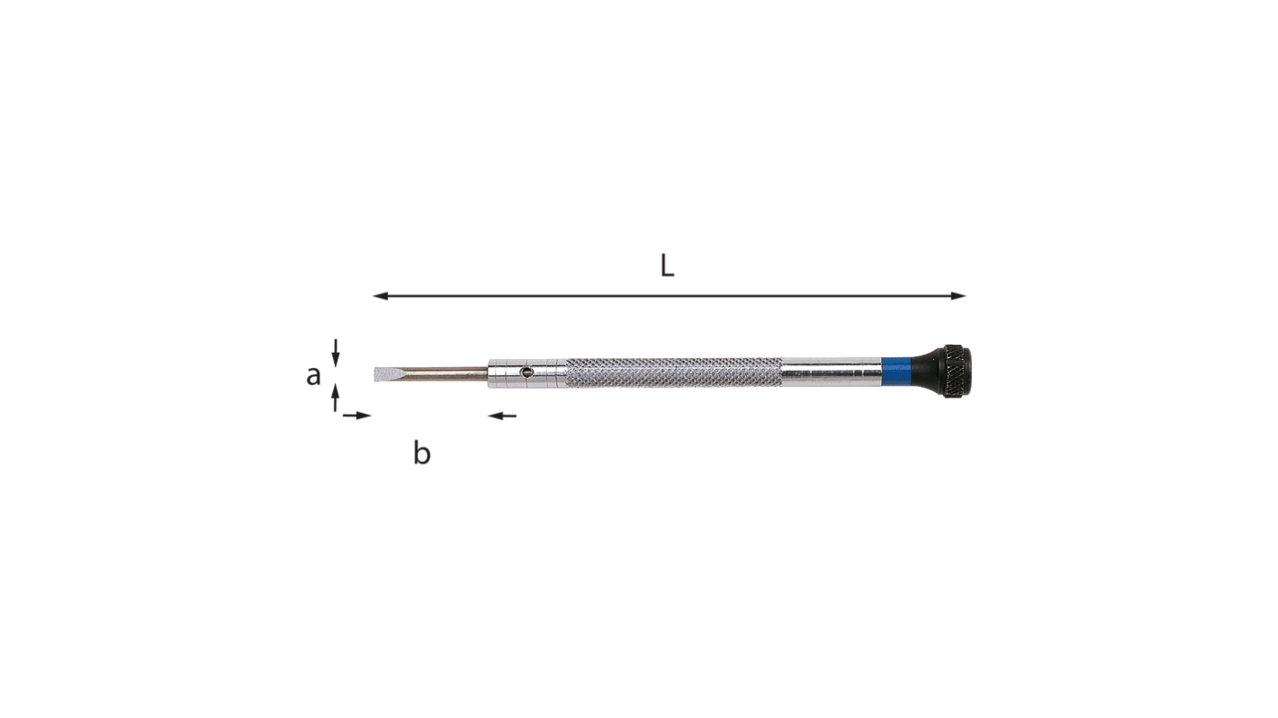 Cacciavite di precisione A taglio 0,6 mm Usag