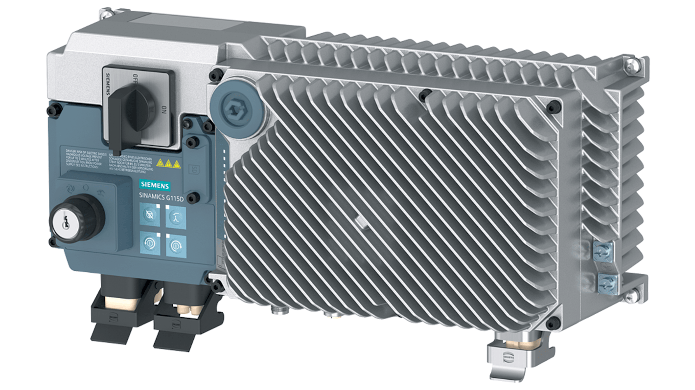 Convertitore Siemens, 1,1 kW, 380 → 480 V., 3 fasi, 550Hz