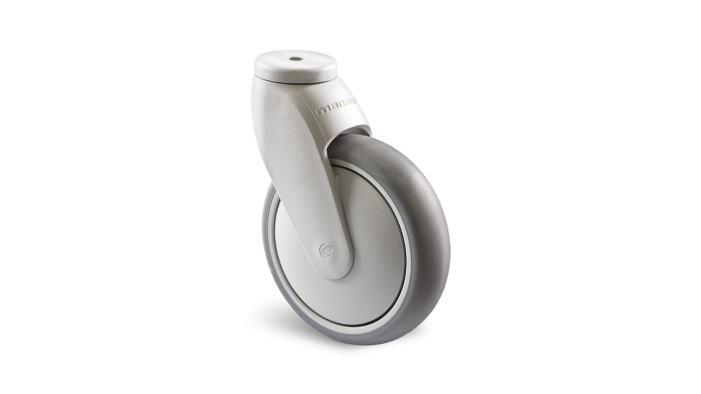 Guitel Hervieu Braked Swivel Castor Wheel, 100kg Capacity, 100mm Wheel