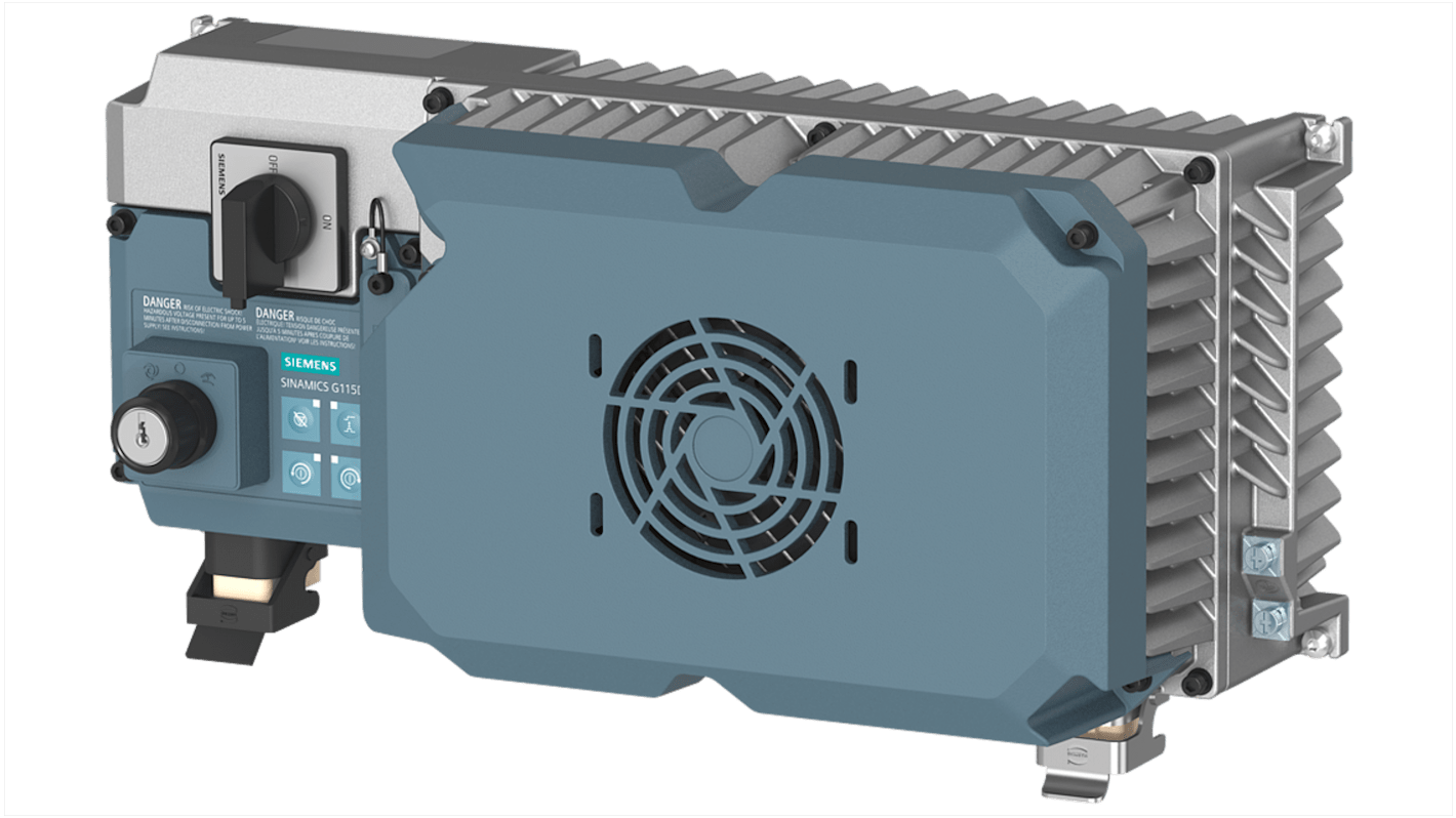 Siemens Inverter Drive, 7.5 kW, 3 Phase, 380 → 480 V, 17.1 A, SINAMICS G115D Series