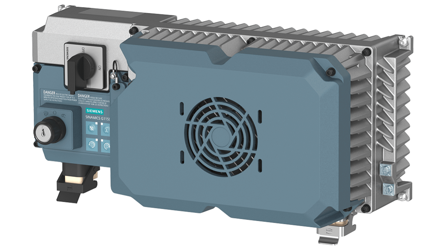 Variador de frecuencia Siemens serie SINAMICS G115D, 5,5 kW, 380 → 480 V., 3 fases, 11,88 A., 0 → 550Hz