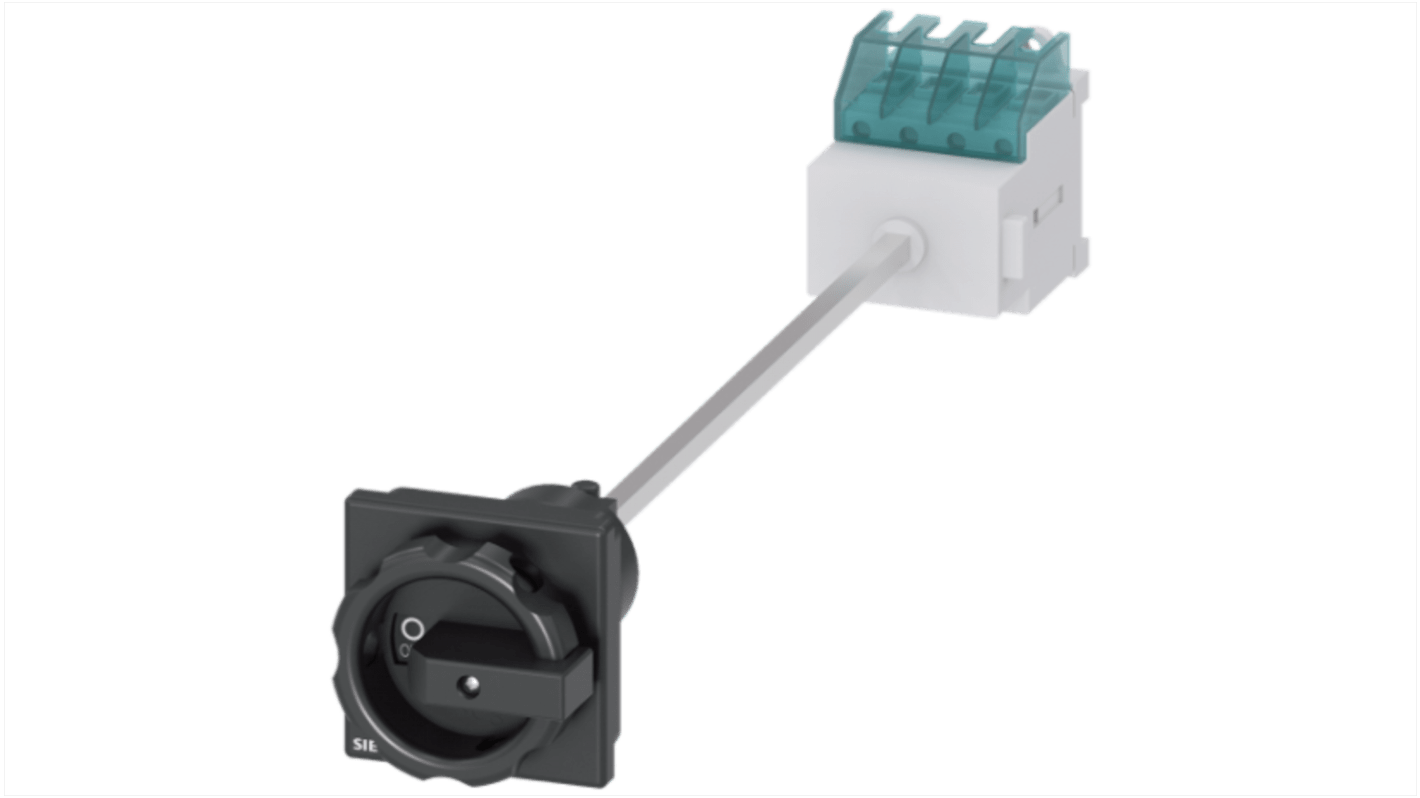 Siemens 3P Pole Panel Mount Non-Fused Switch Disconnector - 16A Maximum Current, 7.5kW Power Rating, IP65
