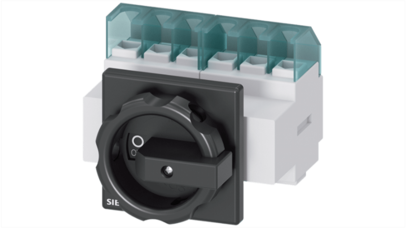 Desconector por conmutación sin fusible, 6 polos, Corriente 25A, Potencia 9,5kW, IP65