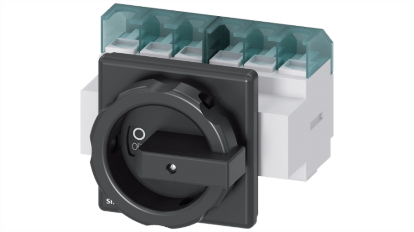 Desconector por conmutación sin fusible, 6 polos, Corriente 63A, Potencia 22kW, IP65