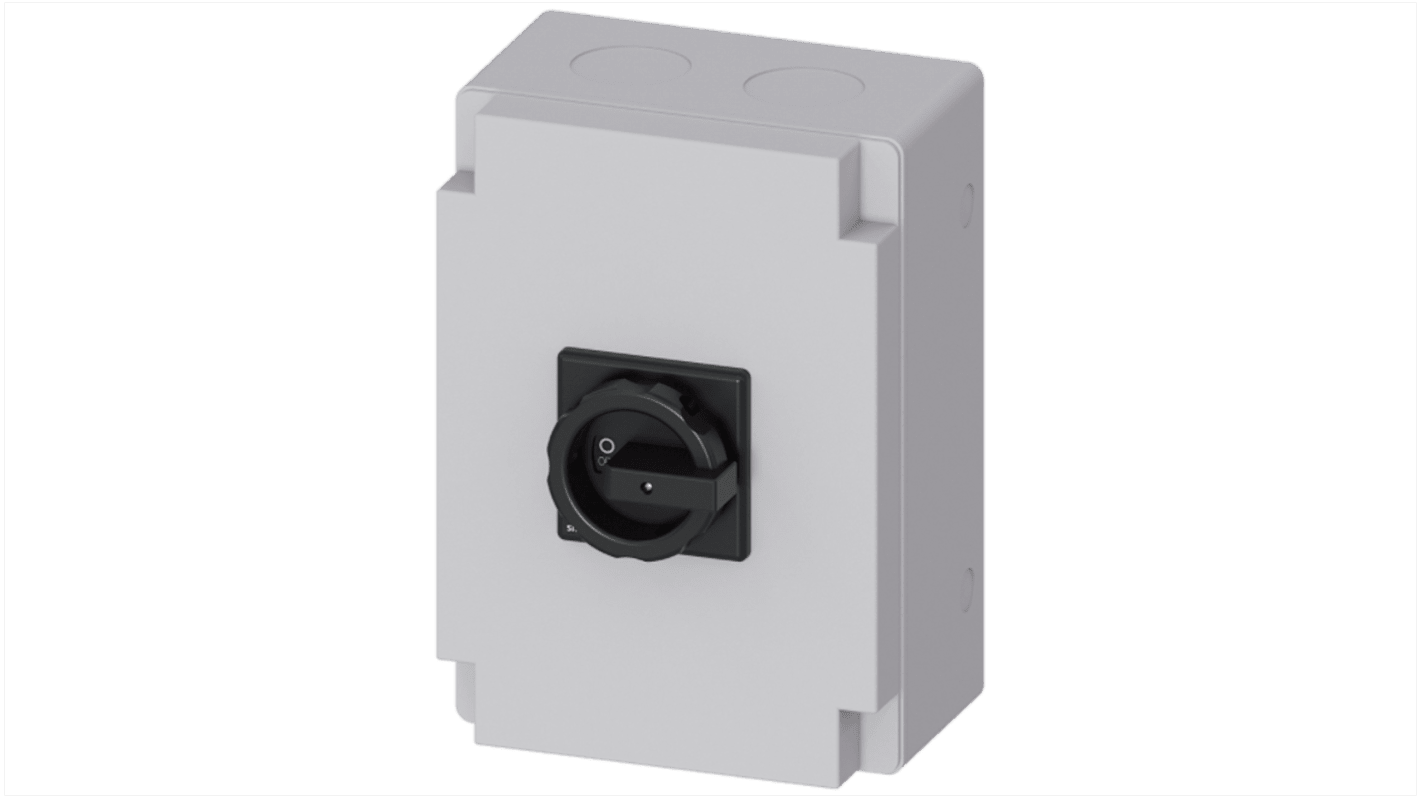 Desconector por conmutación sin fusible, 6 polos, Corriente 63A, Potencia 22kW, IP65