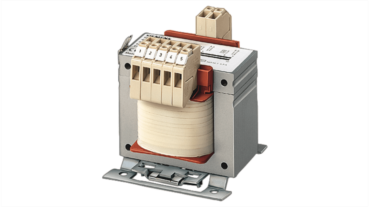 Siemens 400VA DIN Rail Panel Mount Transformer, 600V Primary, 2 x 115V Secondary