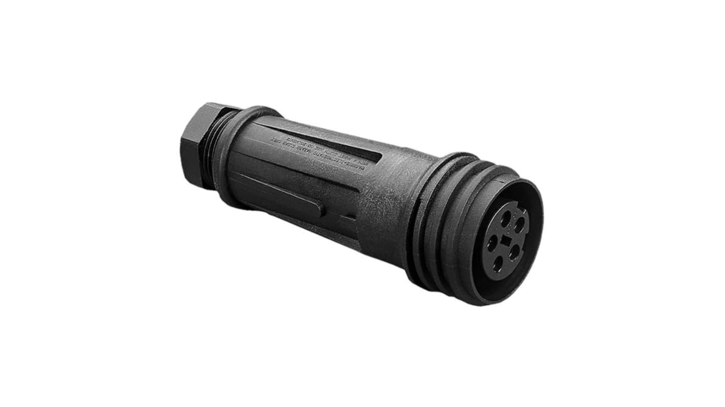 Connecteur circulaire Bulgin série Buccaneer 900, Standard, 3 contacts, Suspension libre, raccordement A visser