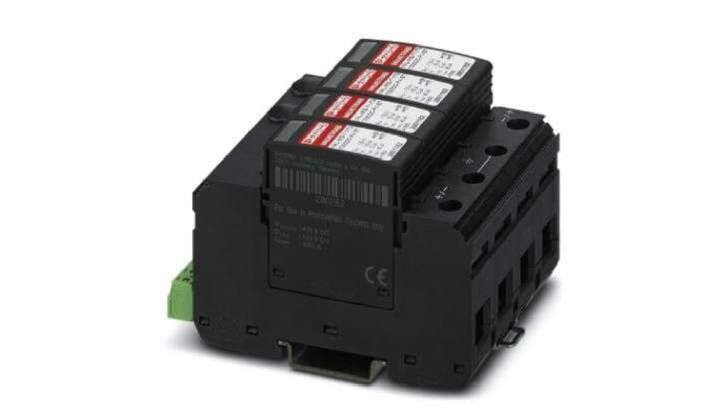 Unidad supresora de transitorios Phoenix Contact, 5 → 250 V CA, 40kA