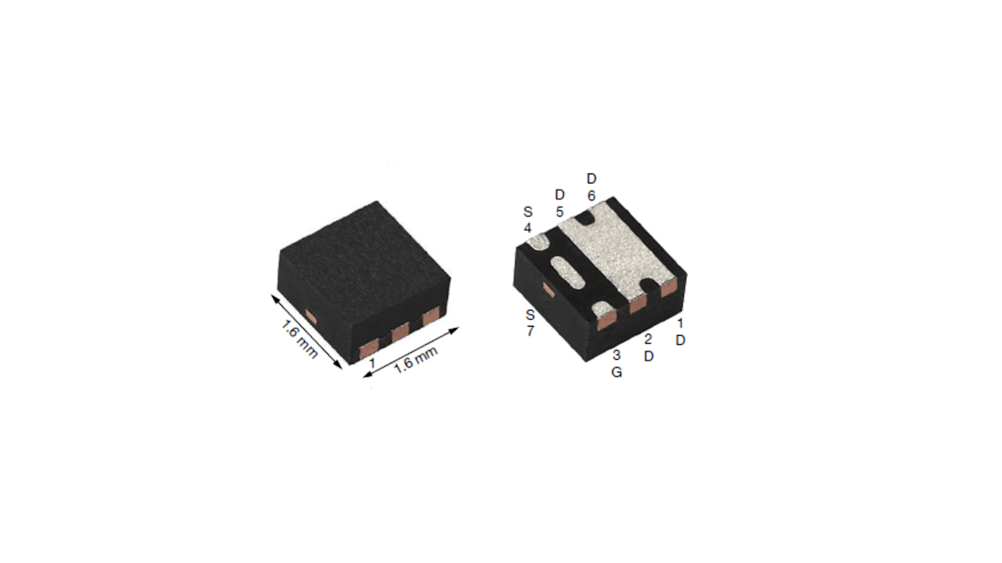 MOSFET Vishay canal P, PowerPAK SC-75 4,5 A 30 V