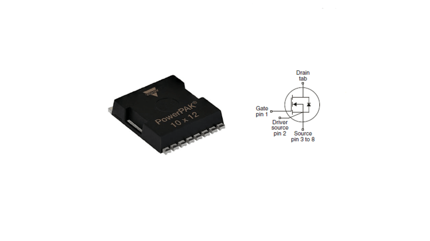 Vishay N-Channel MOSFET, 34 A, 650 V, 8-Pin PowerPAK 10 x 12 SIHK065N60E-T1-GE3