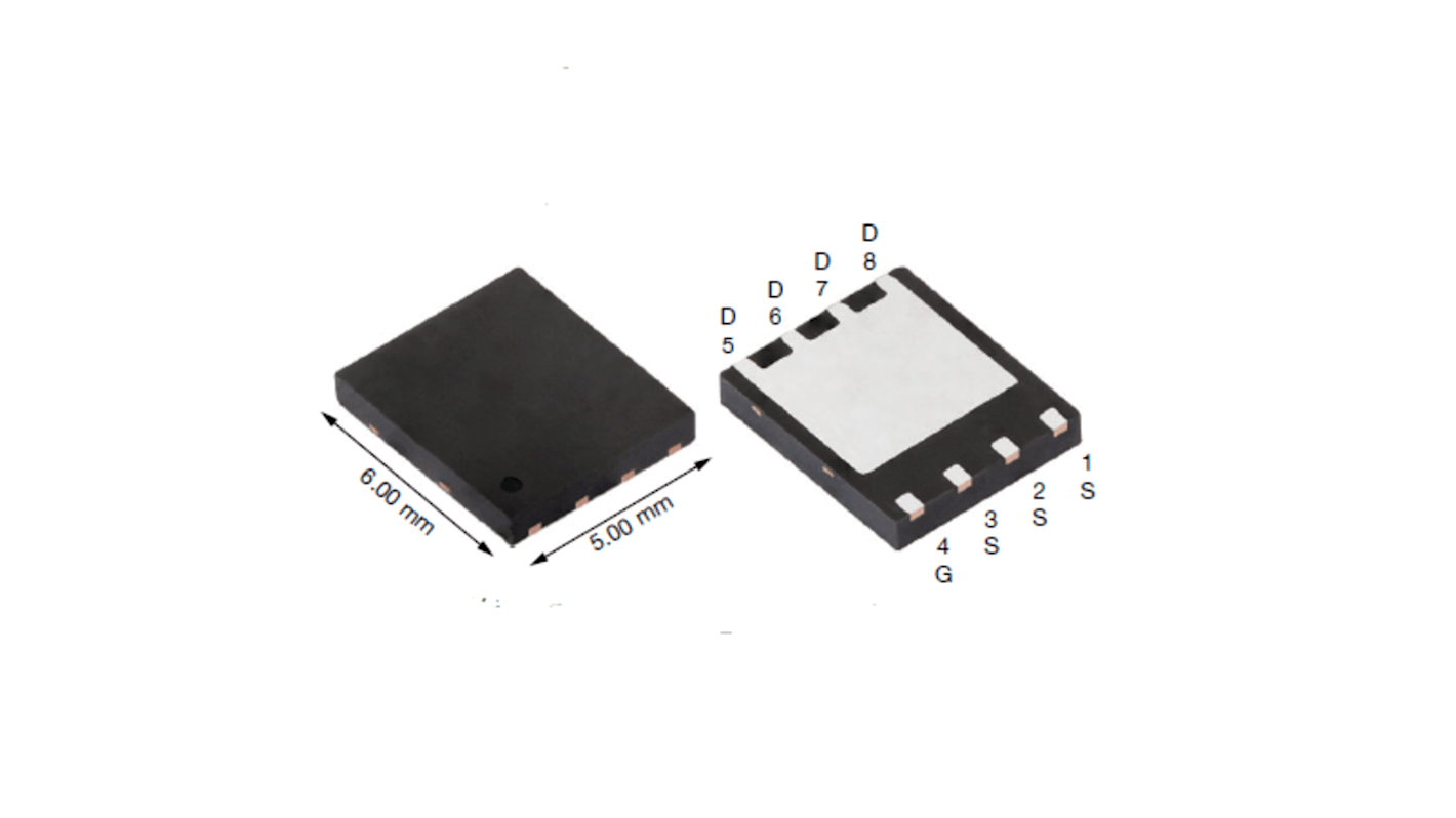 Vishay N-Channel MOSFET, 100 A, 171 V, 8-Pin PowerPAK SO-8 SiRS700DP-T1-GE3