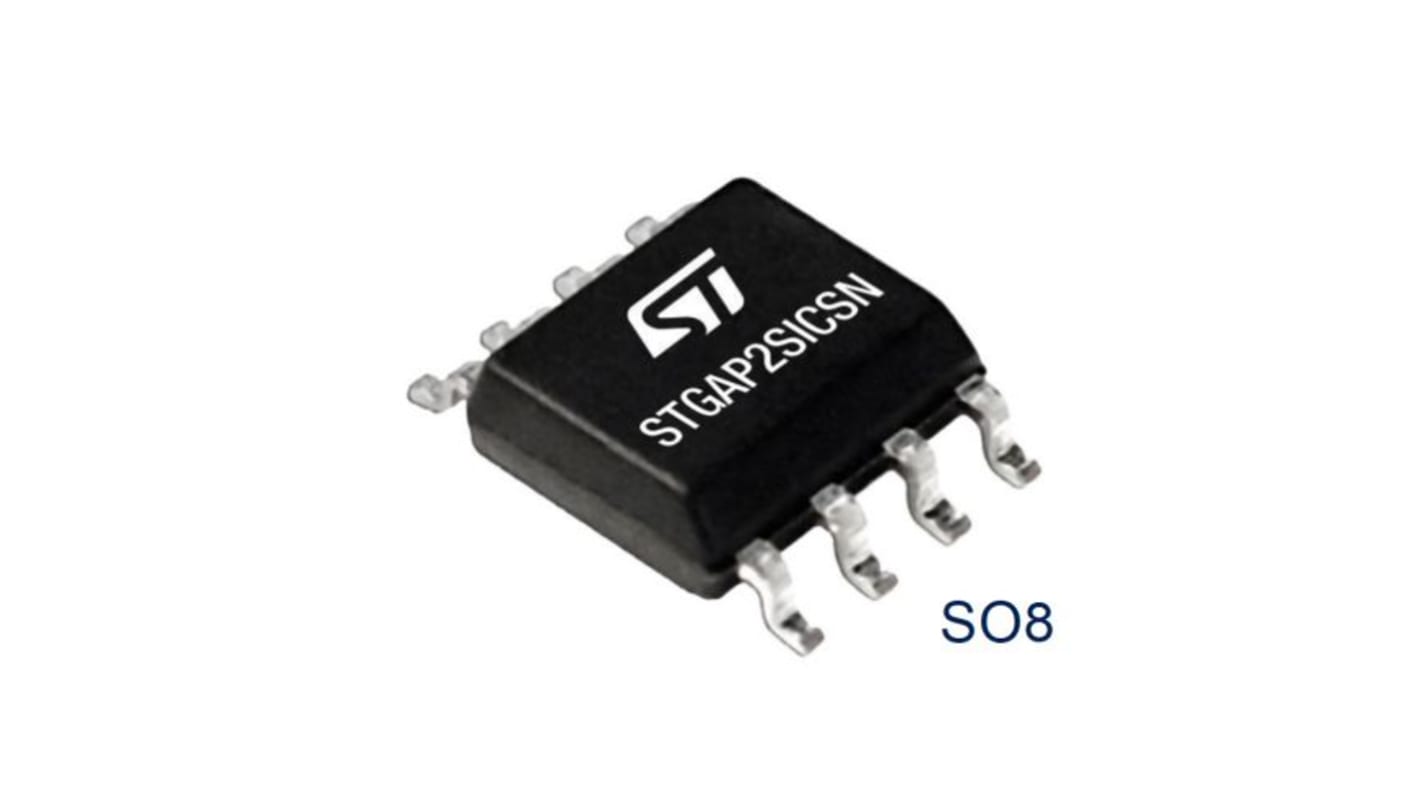 Driver de MOSFET STGAP2SICSNCTR, CMOS, TTL 4 A 3.1V, 8 broches, SO8