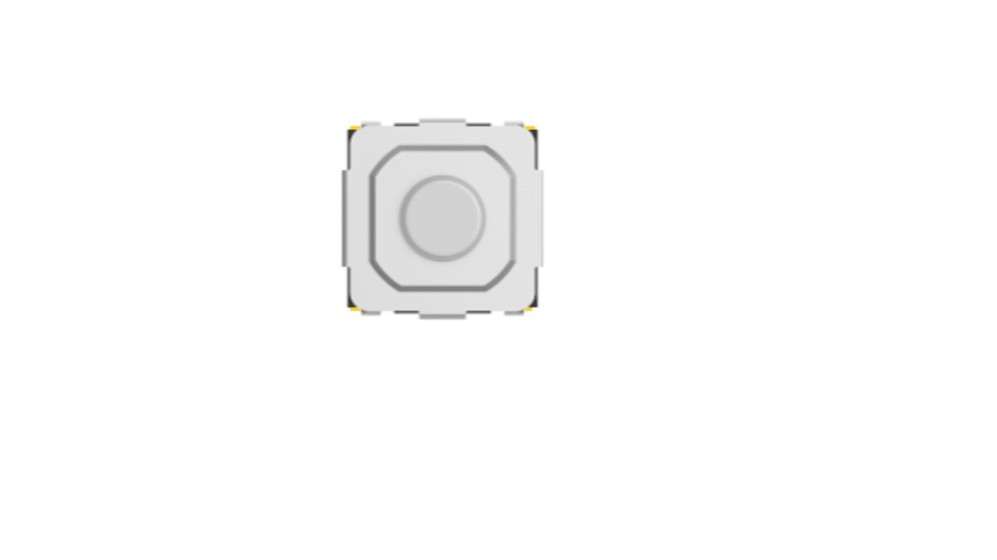 TE Connectivity Black Round Button Tactile Switch, SPST 50 mA Surface Mount